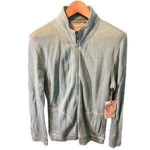 Soulei NWT Light Green Full Zip Long Sleeve Mock Neck Athletic Jacket Sz Large